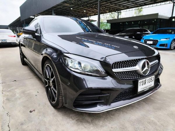 2021 BENZ C200 COUPE AMG DYNAMIC   สีเทา รูปที่ 0